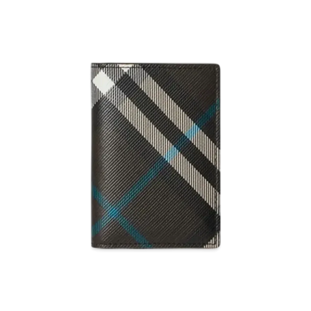 Burberry Check Folding Card Case "Snug"