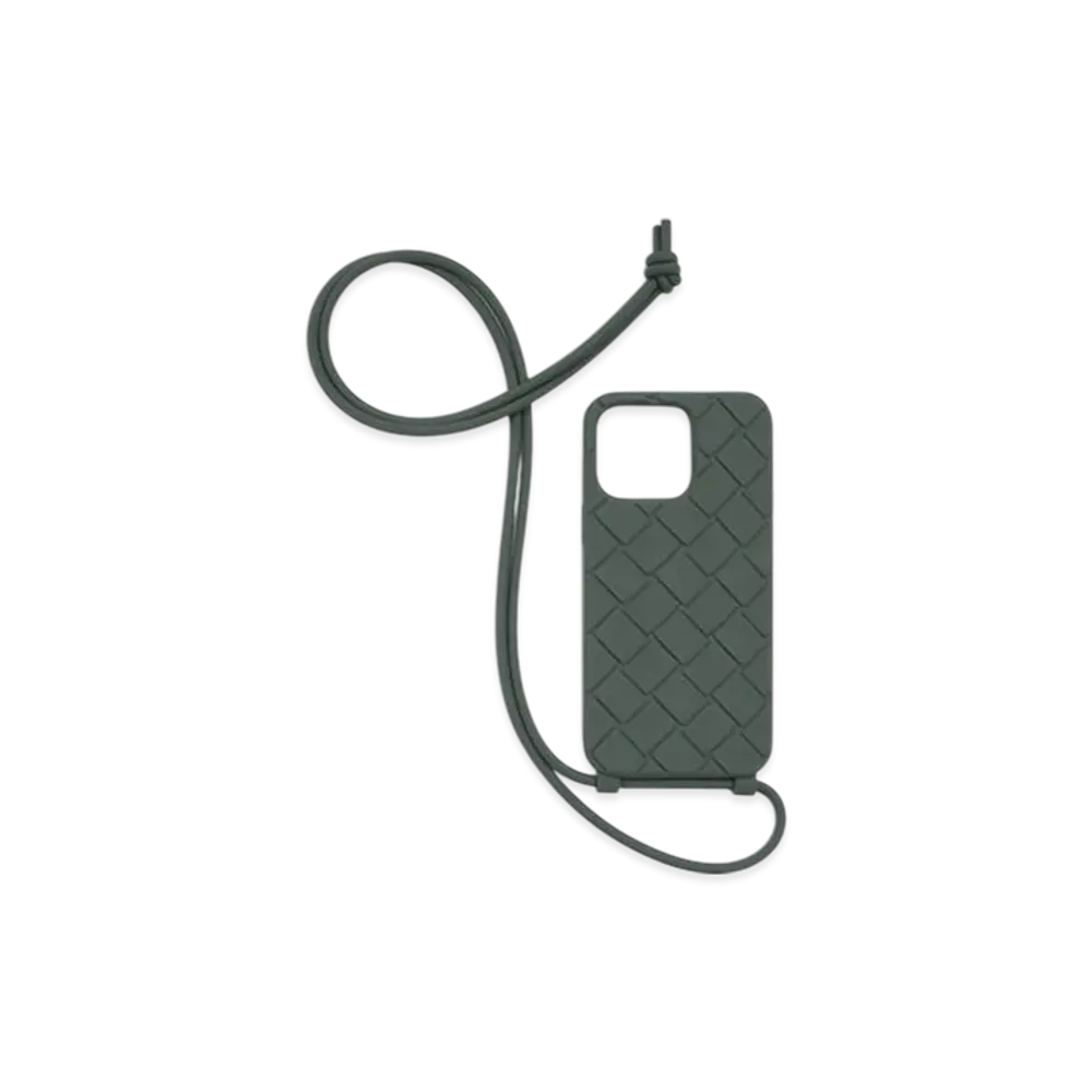 Bottega Veneta Strap Iphone 14 Pro Max Case "Slate"