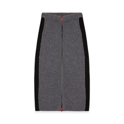 Diesel M-Lousi Knit Skirt "Grey"