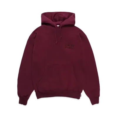 WACKO MARIA Middle Weight Hooded Sweat Shirt "Burgundy"