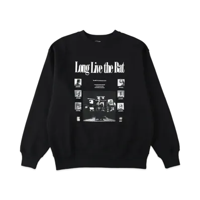 WIND AND SEA Batman 85th Crew Neck Sweat "Black"