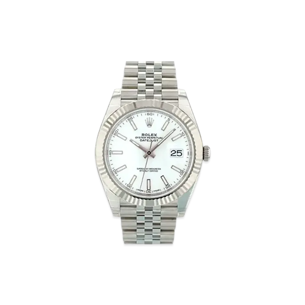 ROLEX Datejust 41 White Dial 126334