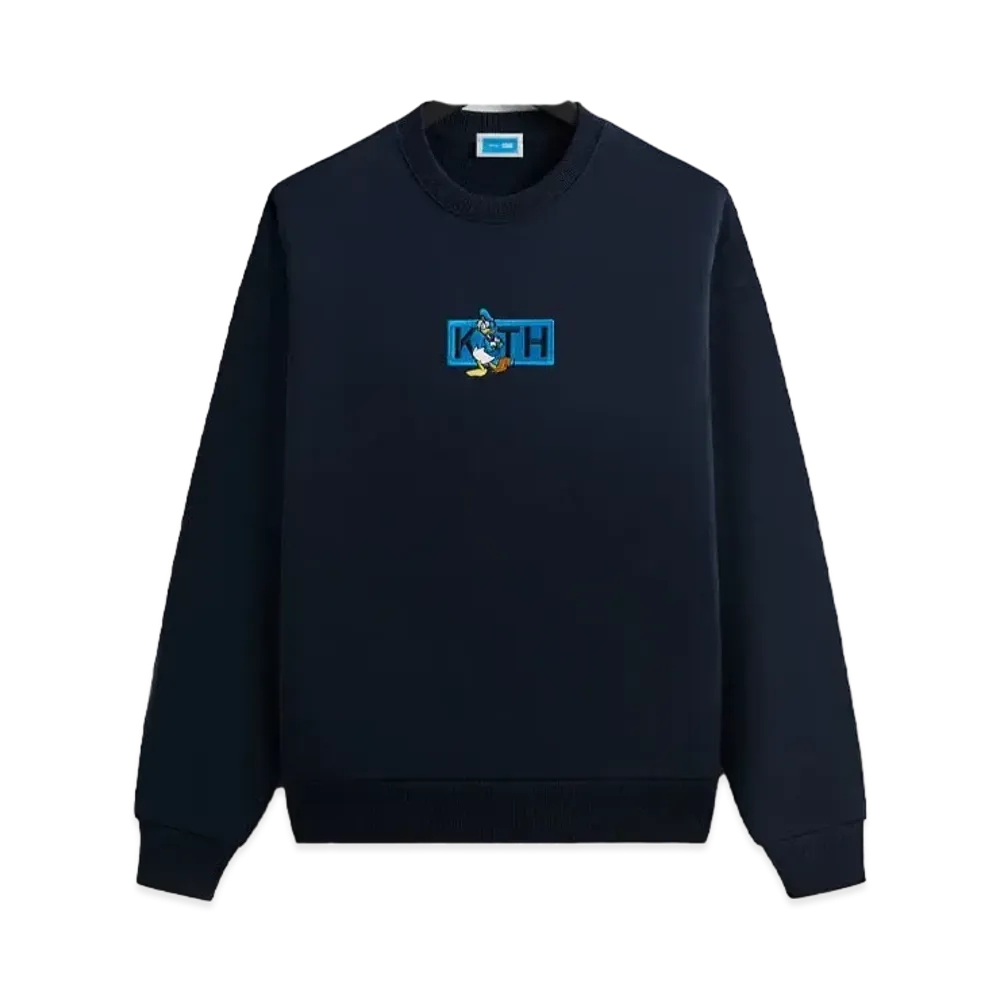 Kith x Disney For Donald Duck Vintage Nelson Crewneck "Nocturnal"