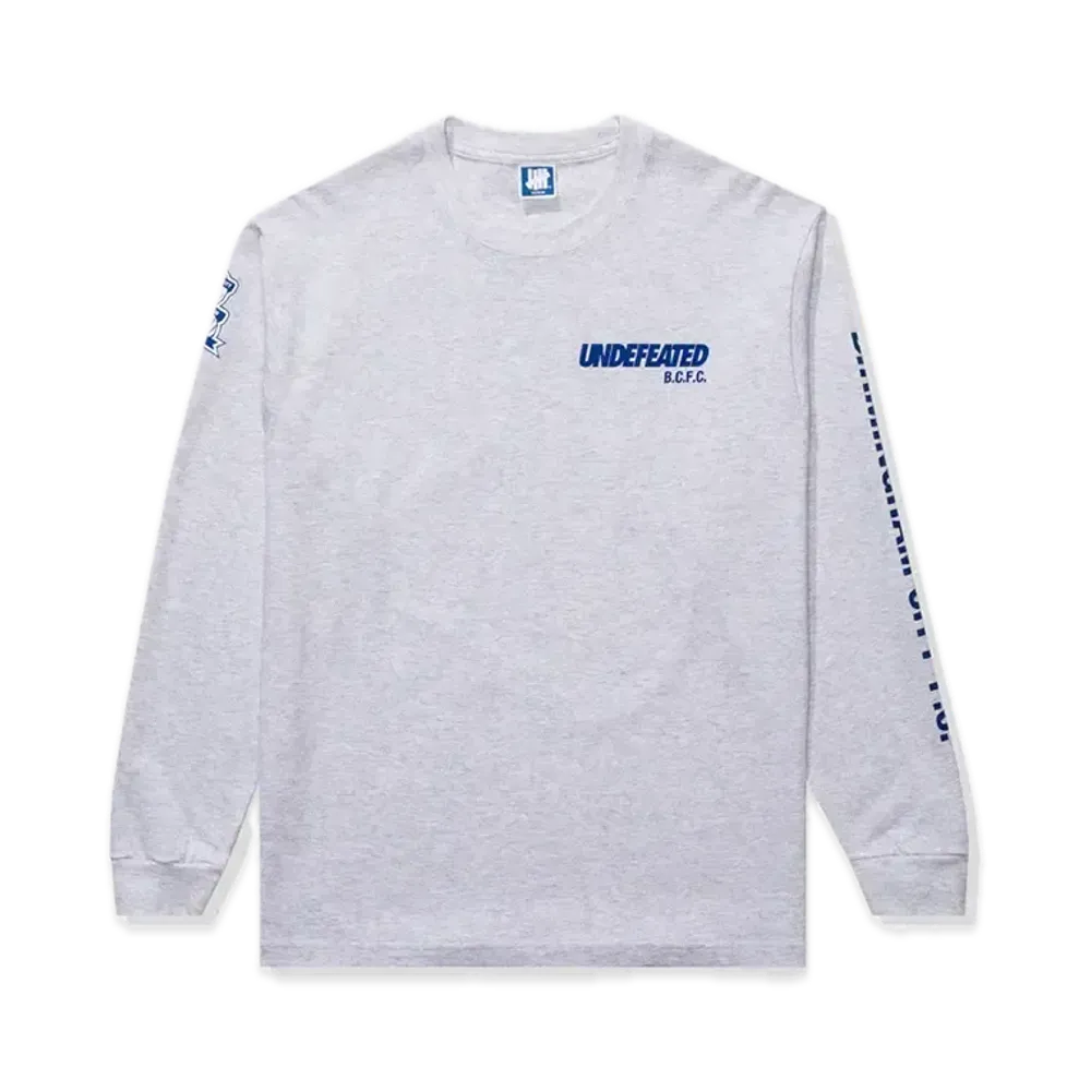 UNDEFEATED x BCFC Team L/S Tee "Gray"