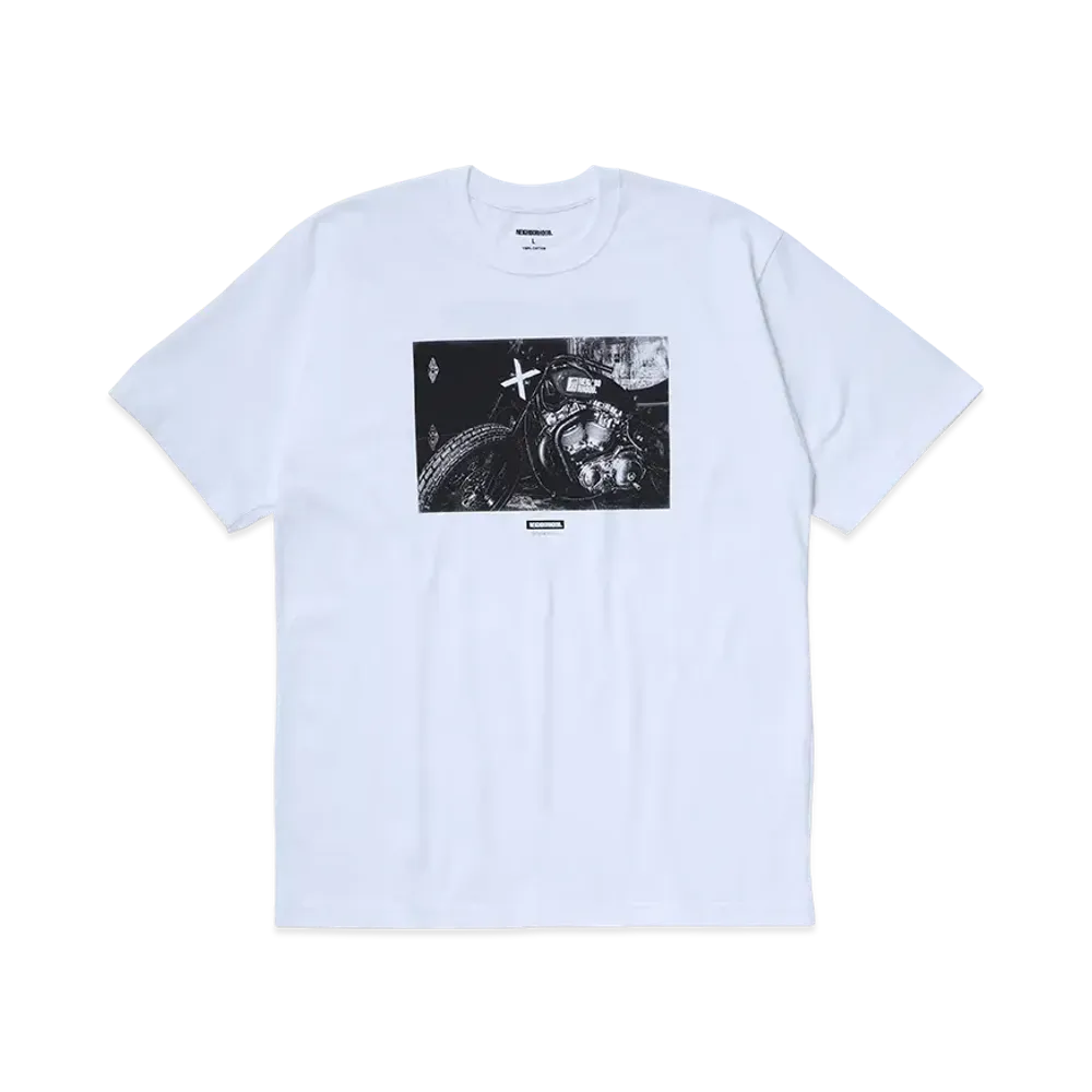 NEIGHBORHOOD x Osamu Nagahama Tee SS-1 "White"