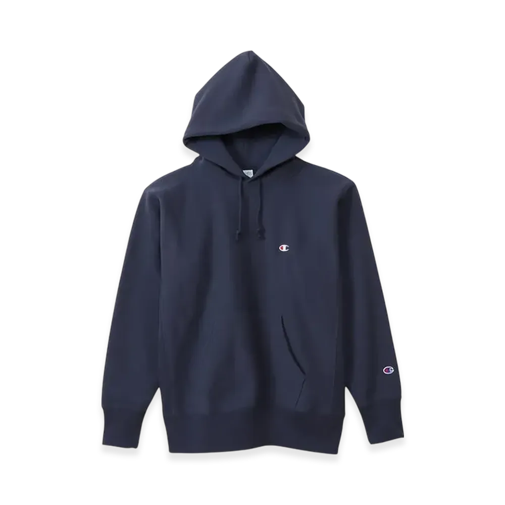 Champion Reverse Weave Hooded Sweatshirt 24FW "Dark Navy"