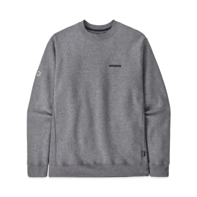 Patagonia Men's Fitzroy Icon Uprisal Crew Sweatshirt "Grey Heather"