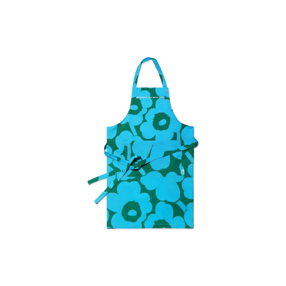 Marimekko x BLUE BOTTLE COFFEE Unikko Apron "Blue"