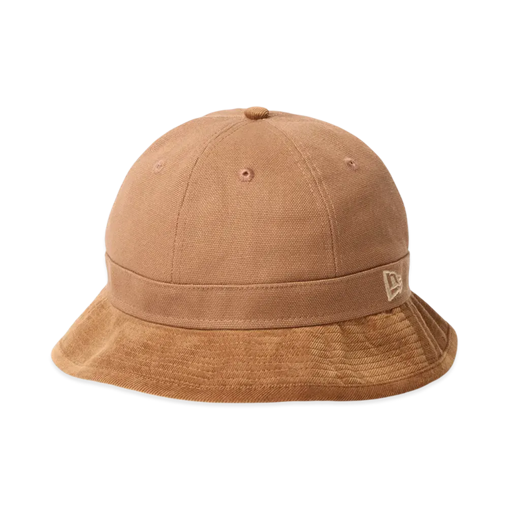 NEW ERA Powered by GORO NAKATSUGAWA (MIN-NANO) Explorer Brown Canvas Khaki Corduroy Brim "Brown"