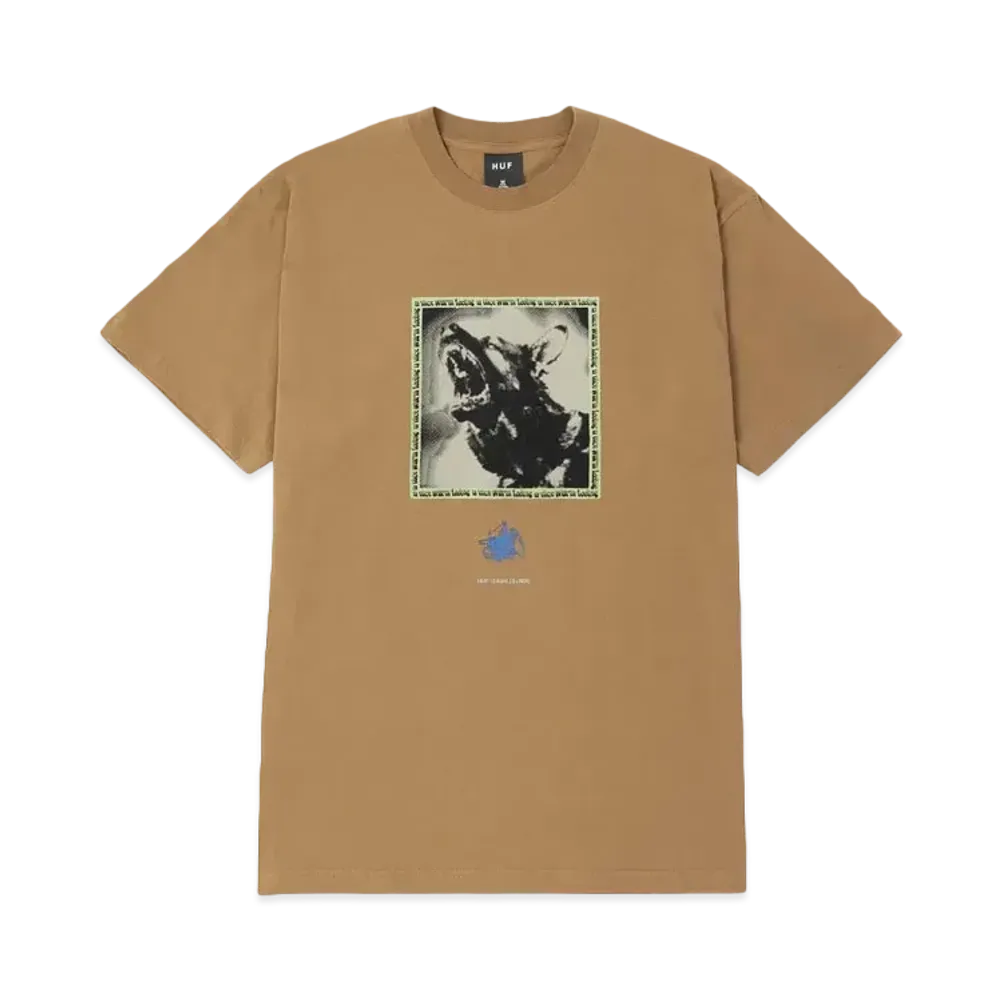 HUF Beware Tee "Camel"