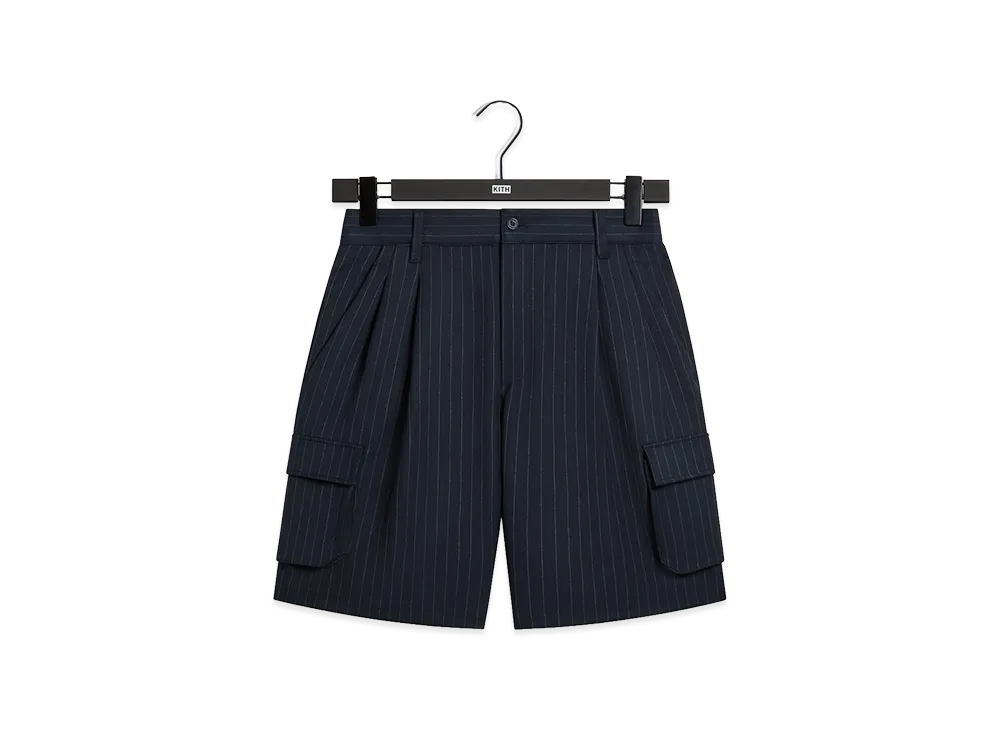 Kith Double Weave Miller Cargo Shorts "Nocturnal"