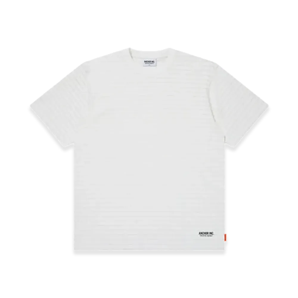 Mercedes Anchor inc. URL Striped Tee "White"