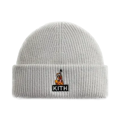 Kith x Disney Mickey & Friends Pluto Mia Beanie "Light Heather Grey"