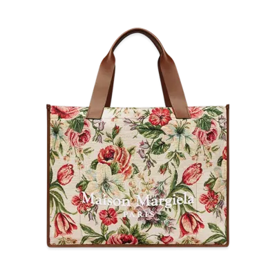 Maison Margiela Cabas Large Shopping Bag "Ivory/Flower"