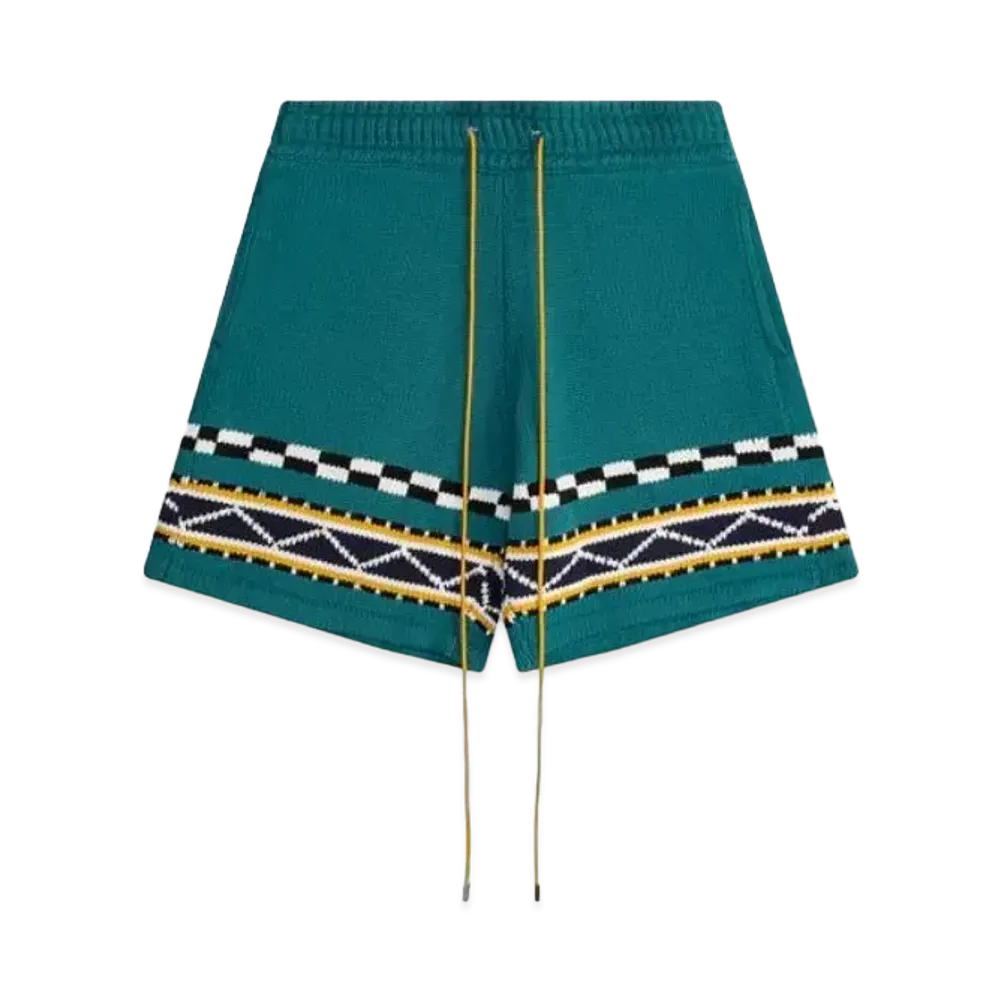 RHUDE Bateau Knit Short "Emerald"