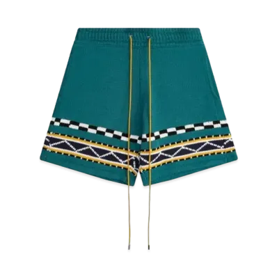RHUDE Bateau Knit Short "Emerald"