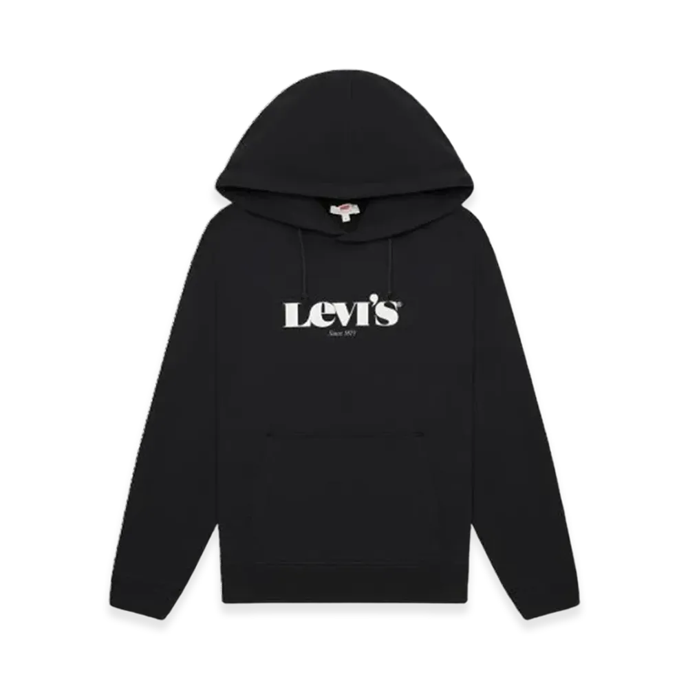 Levi's Logo Printing Hoodie "Black"