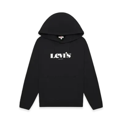 Levi's Logo Printing Hoodie "Black"