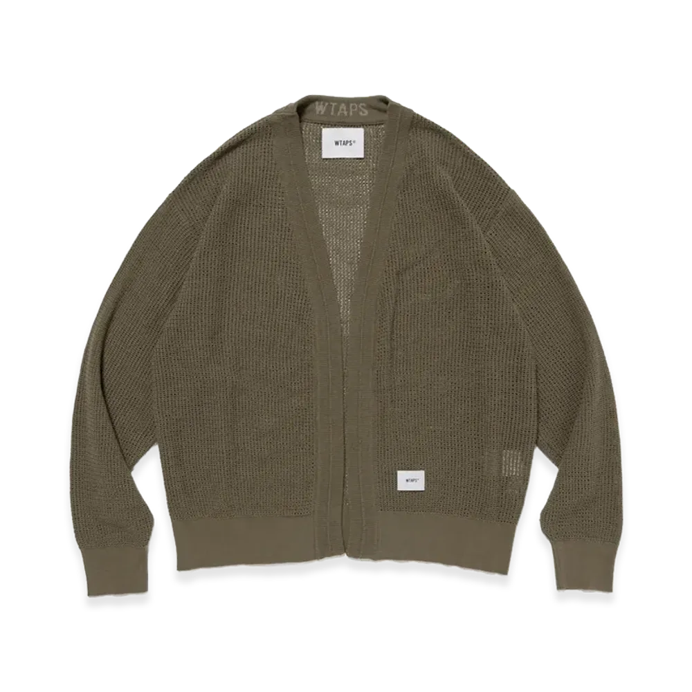 WTAPS Palmer / Sweater / Cotton "Olive Drab"
