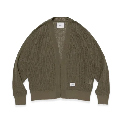 WTAPS Palmer / Sweater / Cotton "Olive Drab"