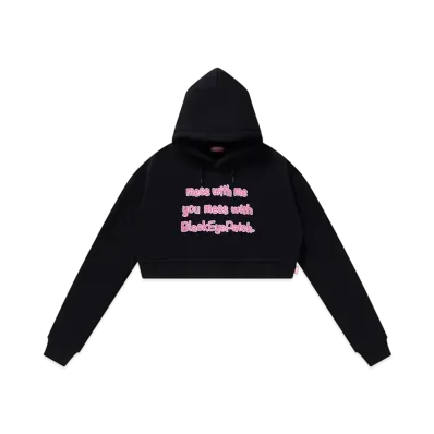 BlackEyePatch Mess With Bep Cropped Hoodie "Black"