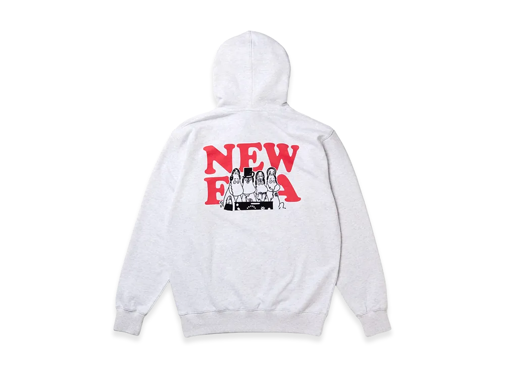 NEW ERA x Moomin Music French Terry Sweat Pullover Hoodie "Ash Grey"