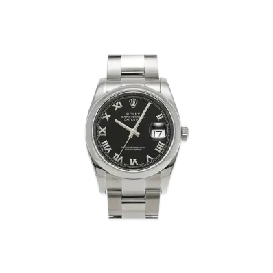 ROLEX Datejust 36 "Black Roman/Stainless Steel"