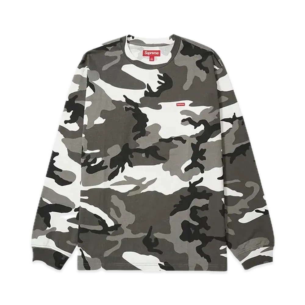 Supreme Small Box L/S Tee "Snow Camo" (25SS)