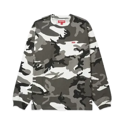Supreme Small Box L/S Tee "Snow Camo" (25SS)