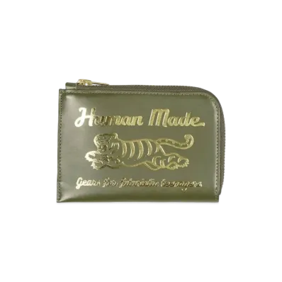 HUMAN MADE LEATHER WALLET "Olive Drab"