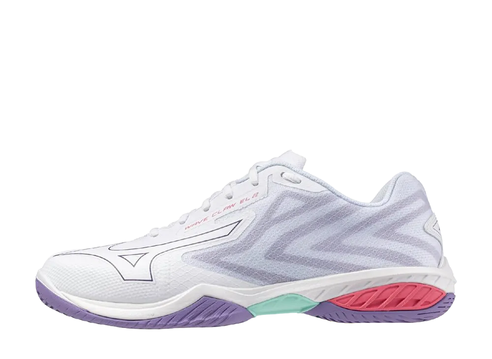 Mizuno Wave Claw EL 2 Fit "White/Purple/Pink"