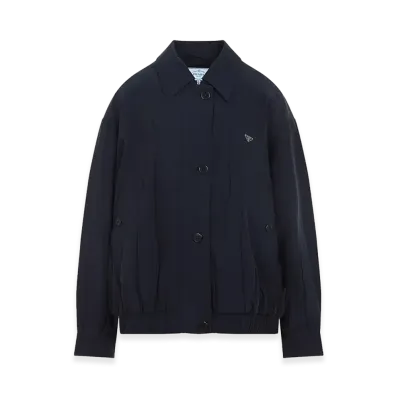 PRADA Women's Silk Jacket "Dark Blue"