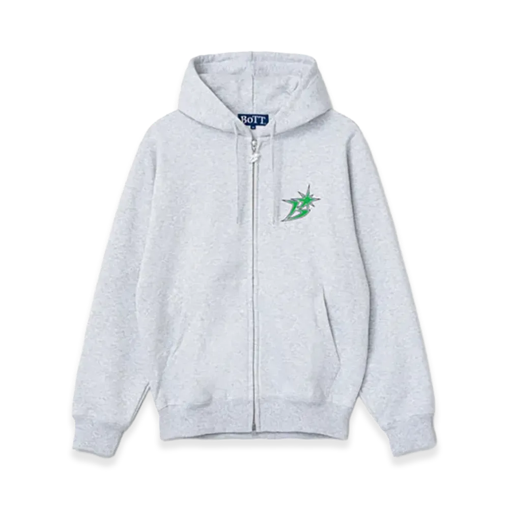 BoTT B Logo Zip Hoodie "Ash"