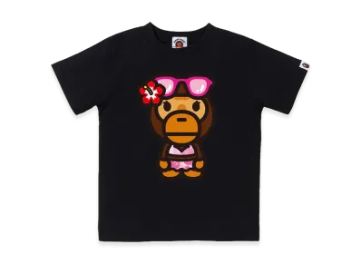 A BATHING APE Kids Baby Lisa Summer Tee "Black"