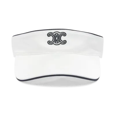 CELINE Women's Sun Visor "White"