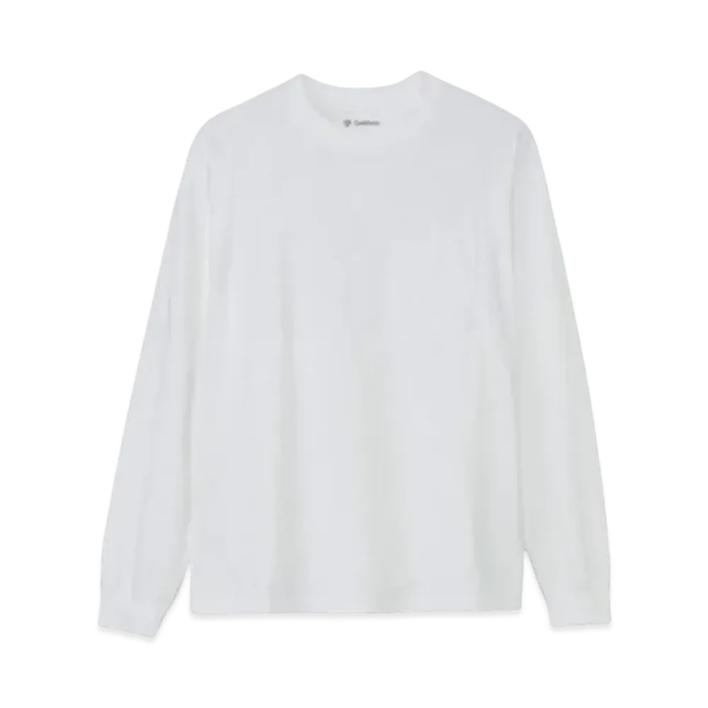 Goldwin Oversize Long Sleeve Pocket T-shirt (Unisex) "White"