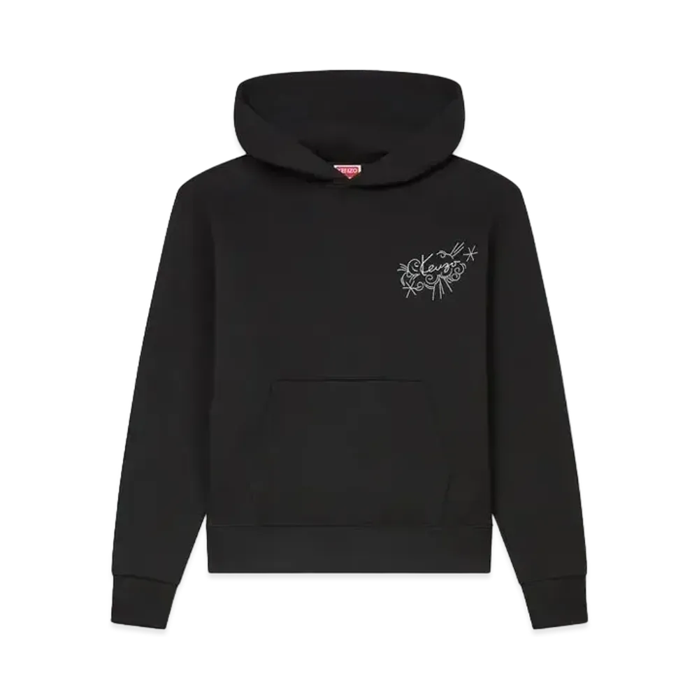 KENZO 'Star Tiger' Embroidery Hoodie "Black"
