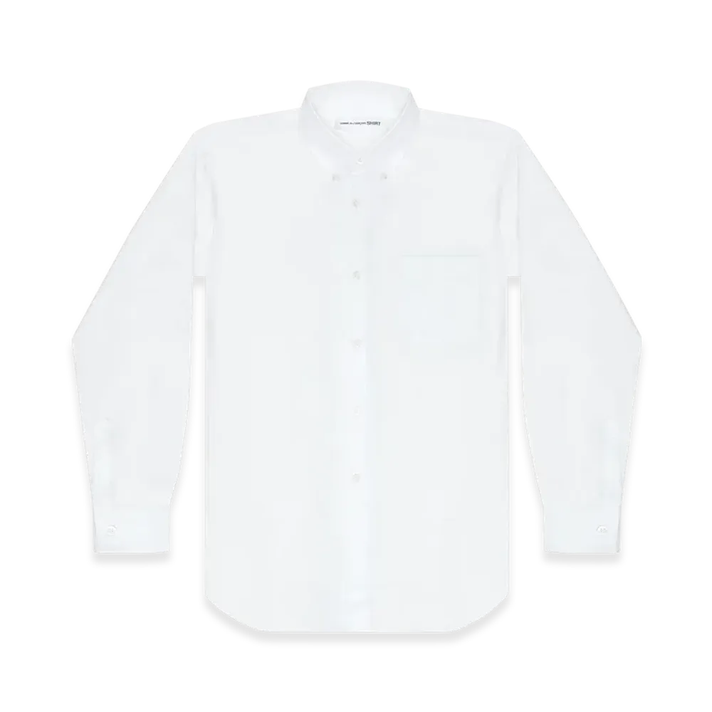 COMME des GARCONS SHIRT Cotton Poplin Plain "White"