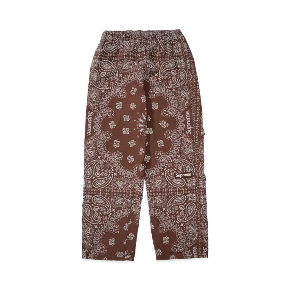 Supreme Reflective Bandana Track Pant "Brown"