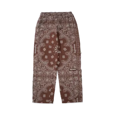 Supreme Reflective Bandana Track Pant "Brown"