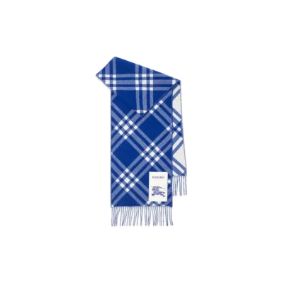 Burberry Check Cashmere Scarf "Knight"