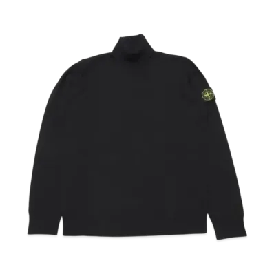 STONE ISLAND Turtle Neck Sweater "Black"