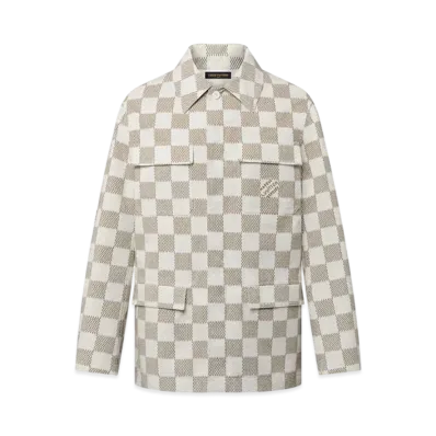 Louis Vuitton Damier Cotton Overshirt "Grey Bis"