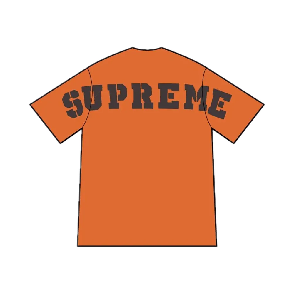 Supreme Stencil Thermal S/S Top "Orange"