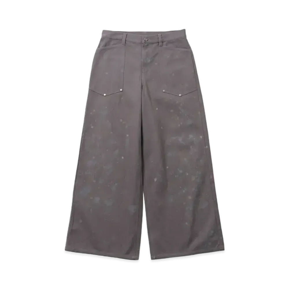 Younger Song dirt processing duck pants "BLACK"