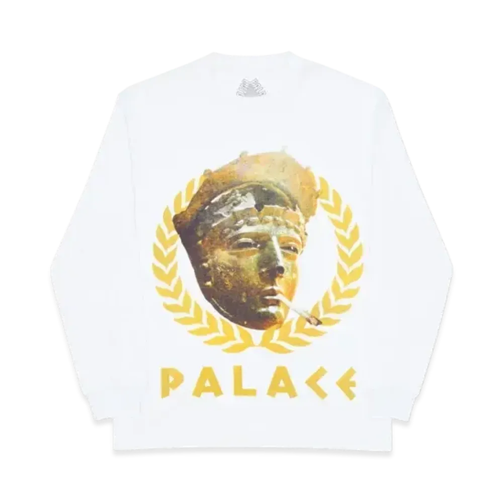 PALACE Peaser Longsleeve "White"