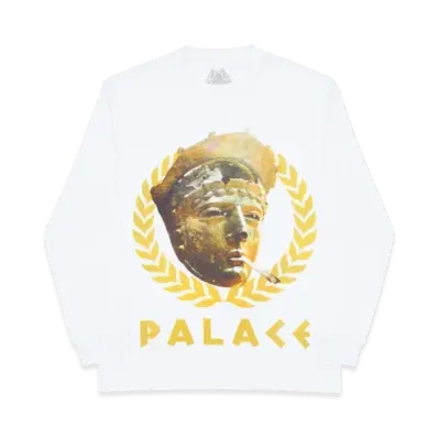 PALACE Peaser Longsleeve "White"