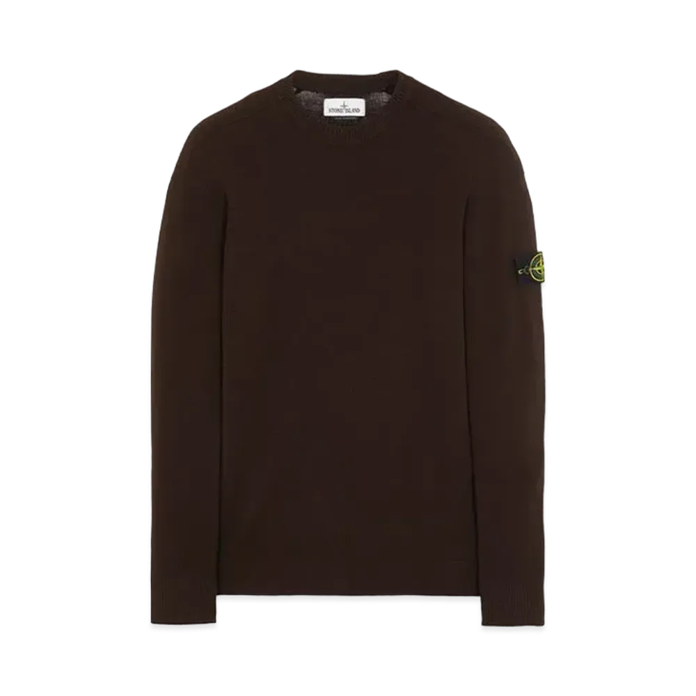 Stone Island 508A1 STRETCH WOOL "Dark Brown"