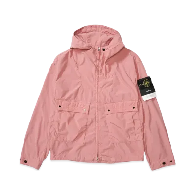 Stone Island Stretch Polyester Windbreaker "Violet"