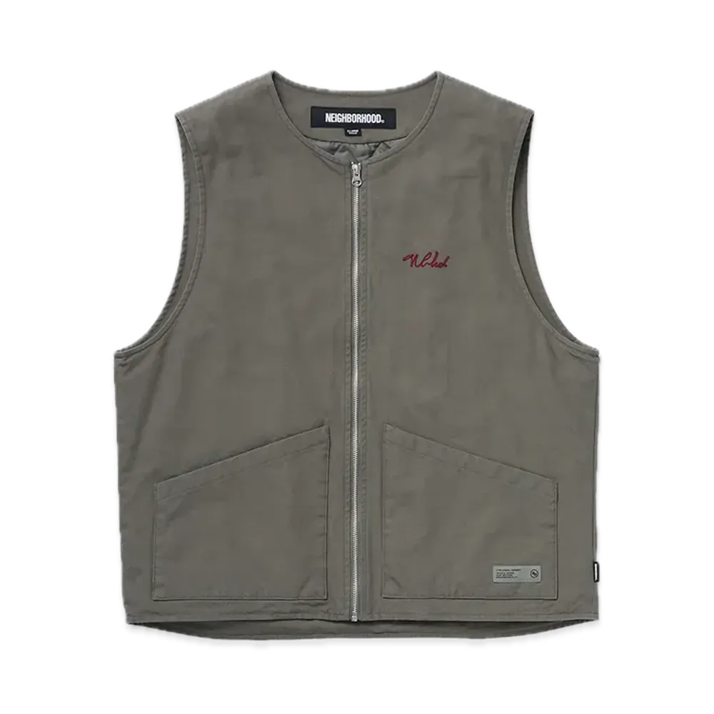 NEIGHBORHOOD Padded Work Vest "Olive Drab"